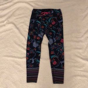 Floral Print Yoga Pants